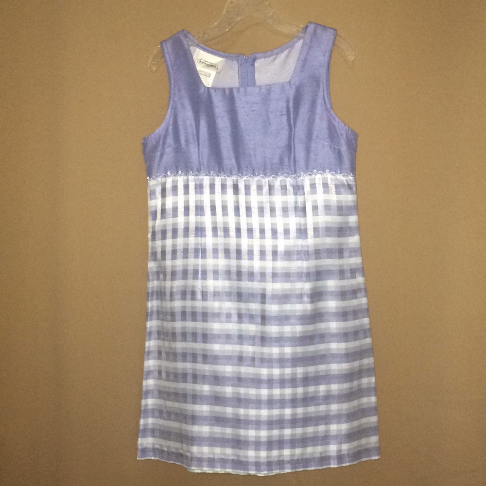Girls Sleeveless Blue Dress Size 10